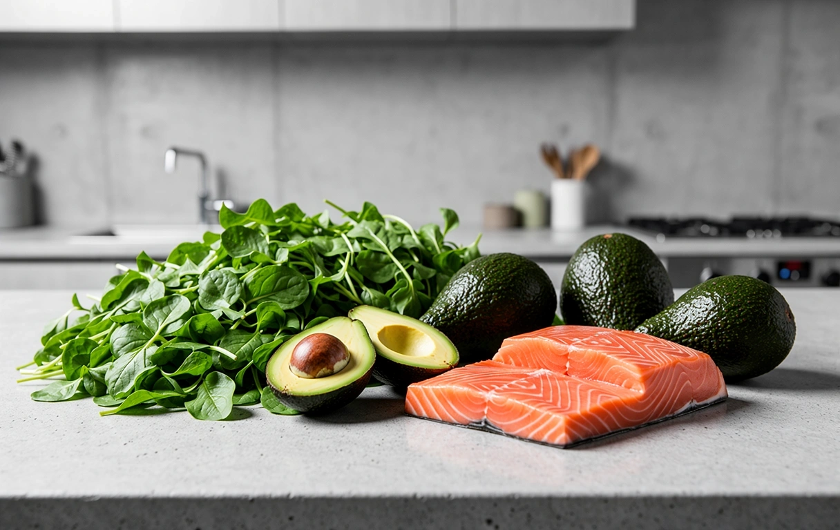 Nutrition focus on fresh whole foods